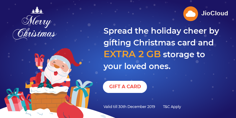 Christmas with JioCloud